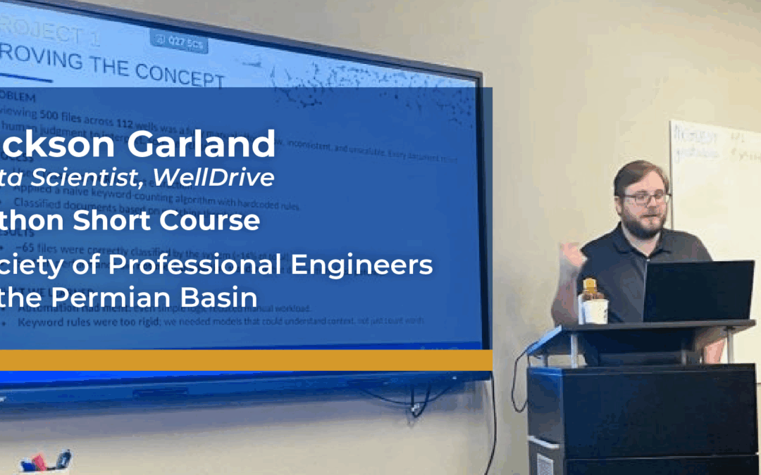 Jackson Garland Speaks at the Society of Professional Engineers in the Permian Basin